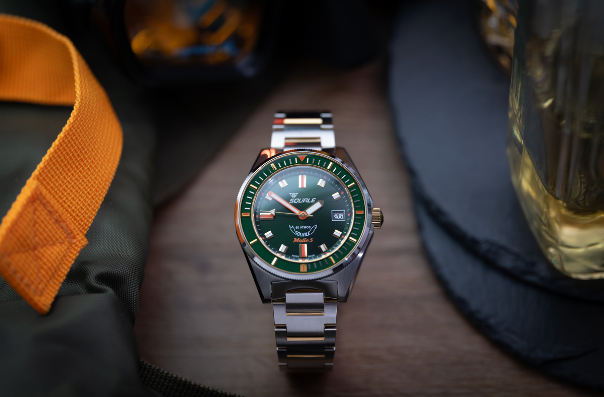 squale-matic-s-green-two-tone-bracelet-watch-maticggrgr-ssbi-image