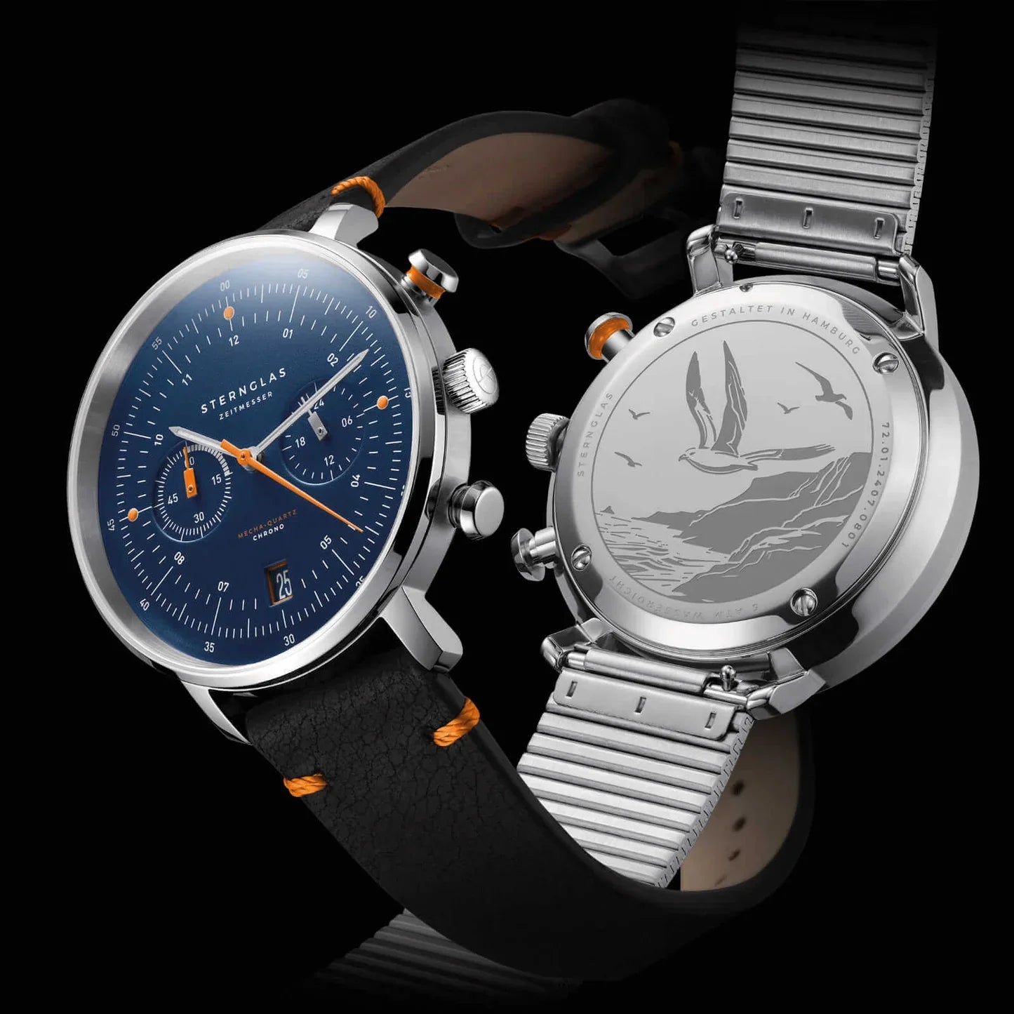 sternglas-hamburg-chrono-dark-blue-silver-kuste-nero-orange-watch-s01-hc06-eb05-image