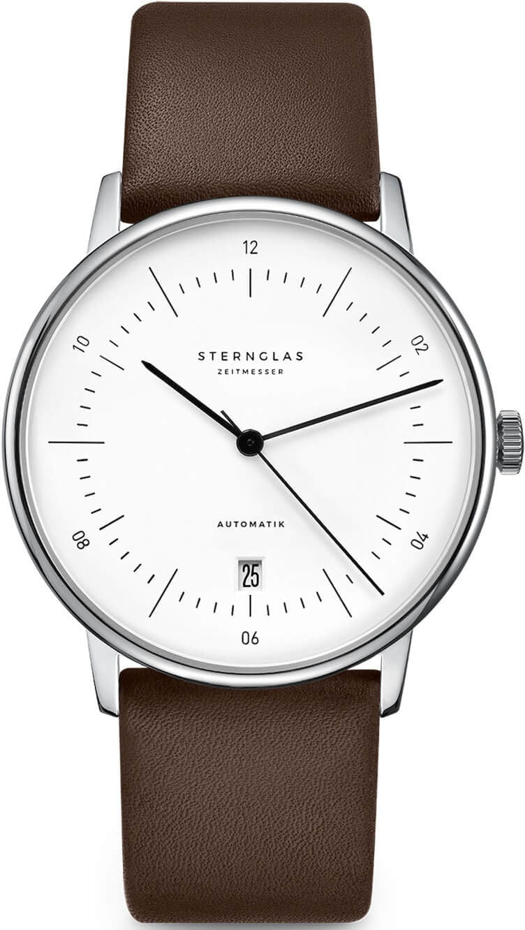 Sternglas Naos/A Automatic Leather Watch S02-NA01-PR04 Image 1