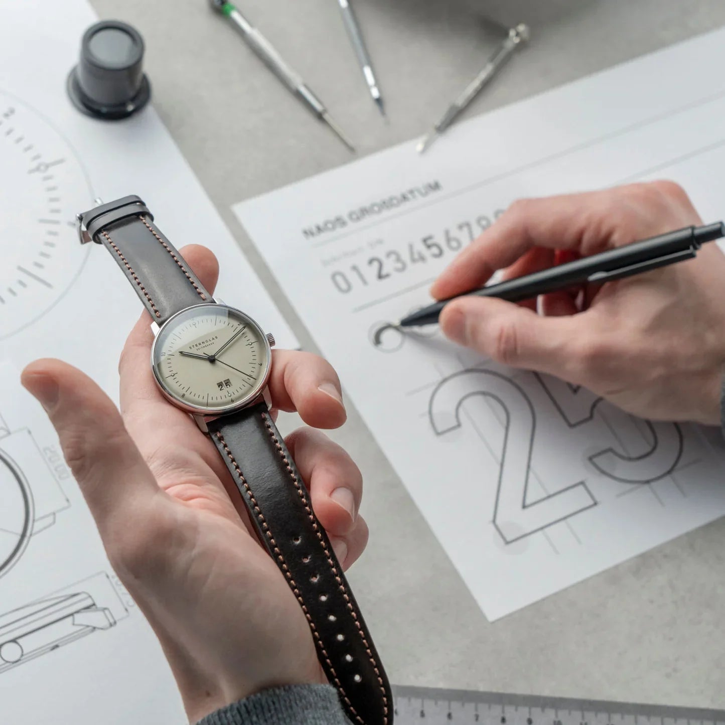 sternglas-naos-big-date-alabaster-silver-dark-brown-silver-watch-s01-nab26-br03