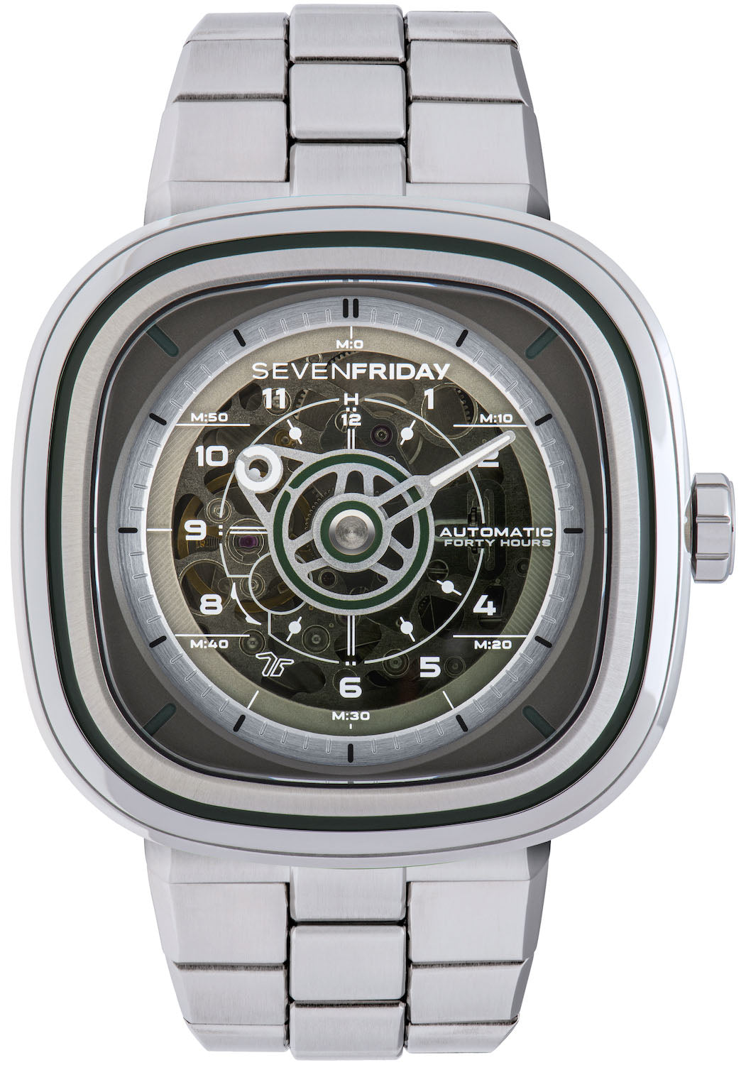 SevenFriday Watch T1/06 Green T Bracelet T1/06M