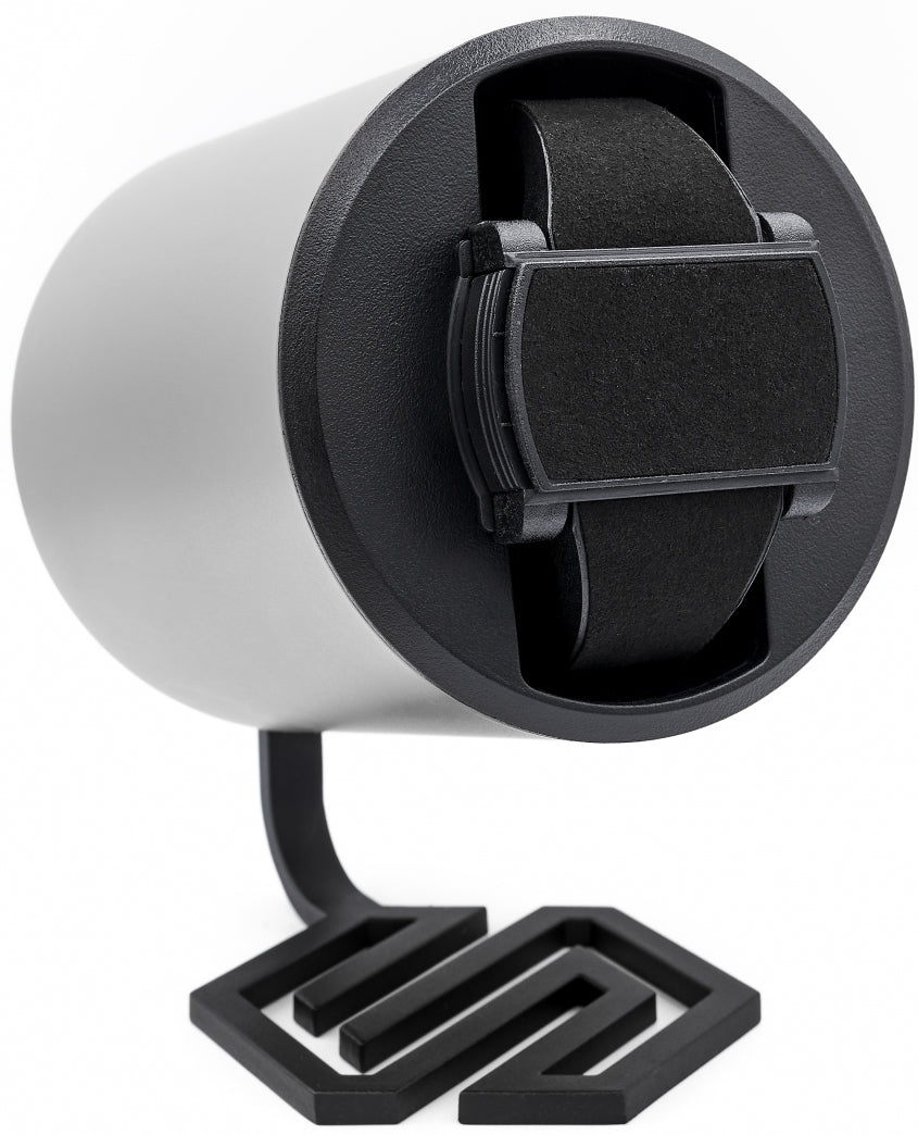 Swiss Capsule Watch Winder Single Silver PC 002