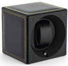 Swiss KubiK Watch Winder Single Masterbox Racing Line Yellow Stitches SK01.CV.RC.JAUNE
