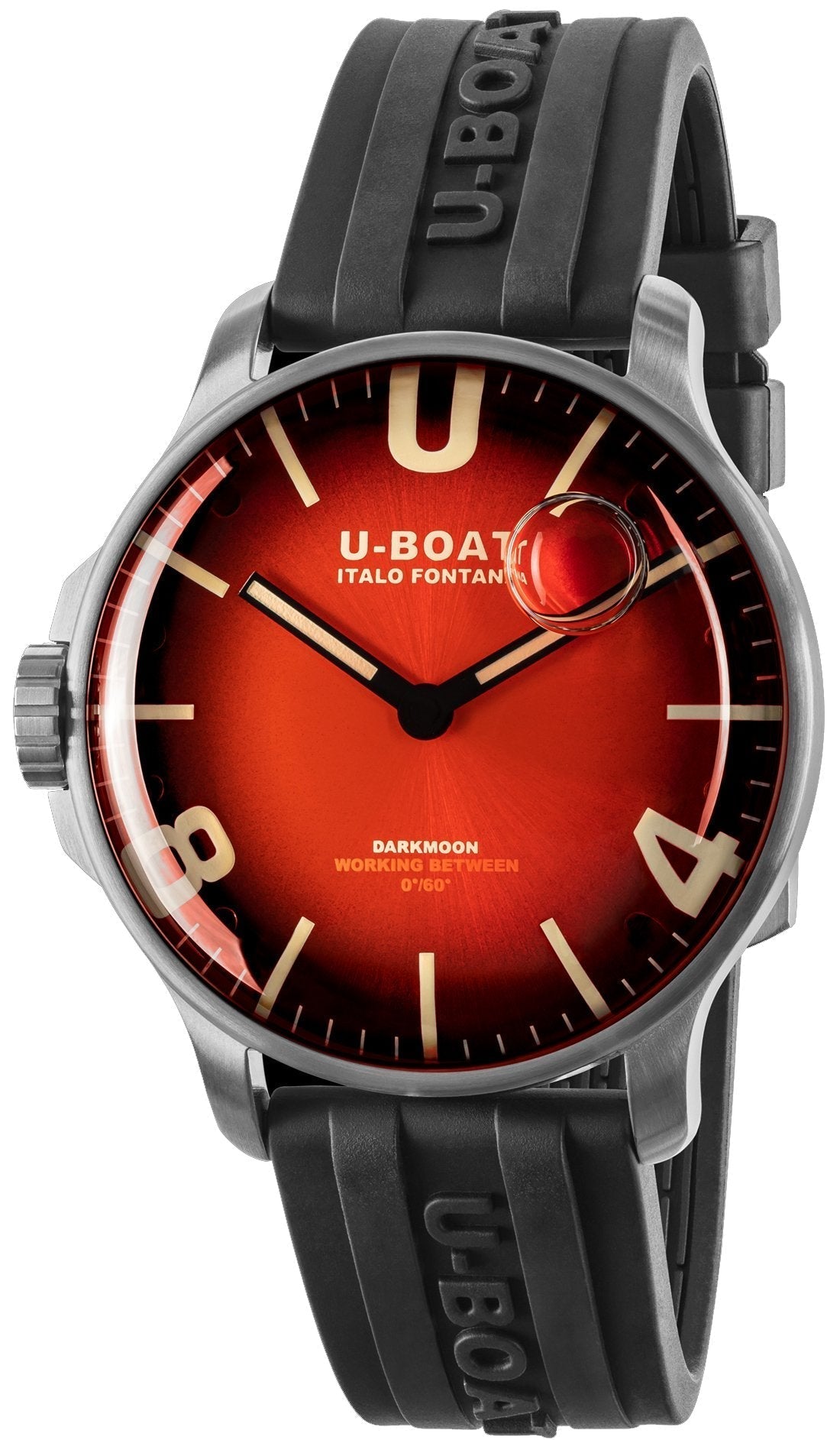 U-Boat Darkmoon 44 Cardinal Red SS 8701/B Image 1