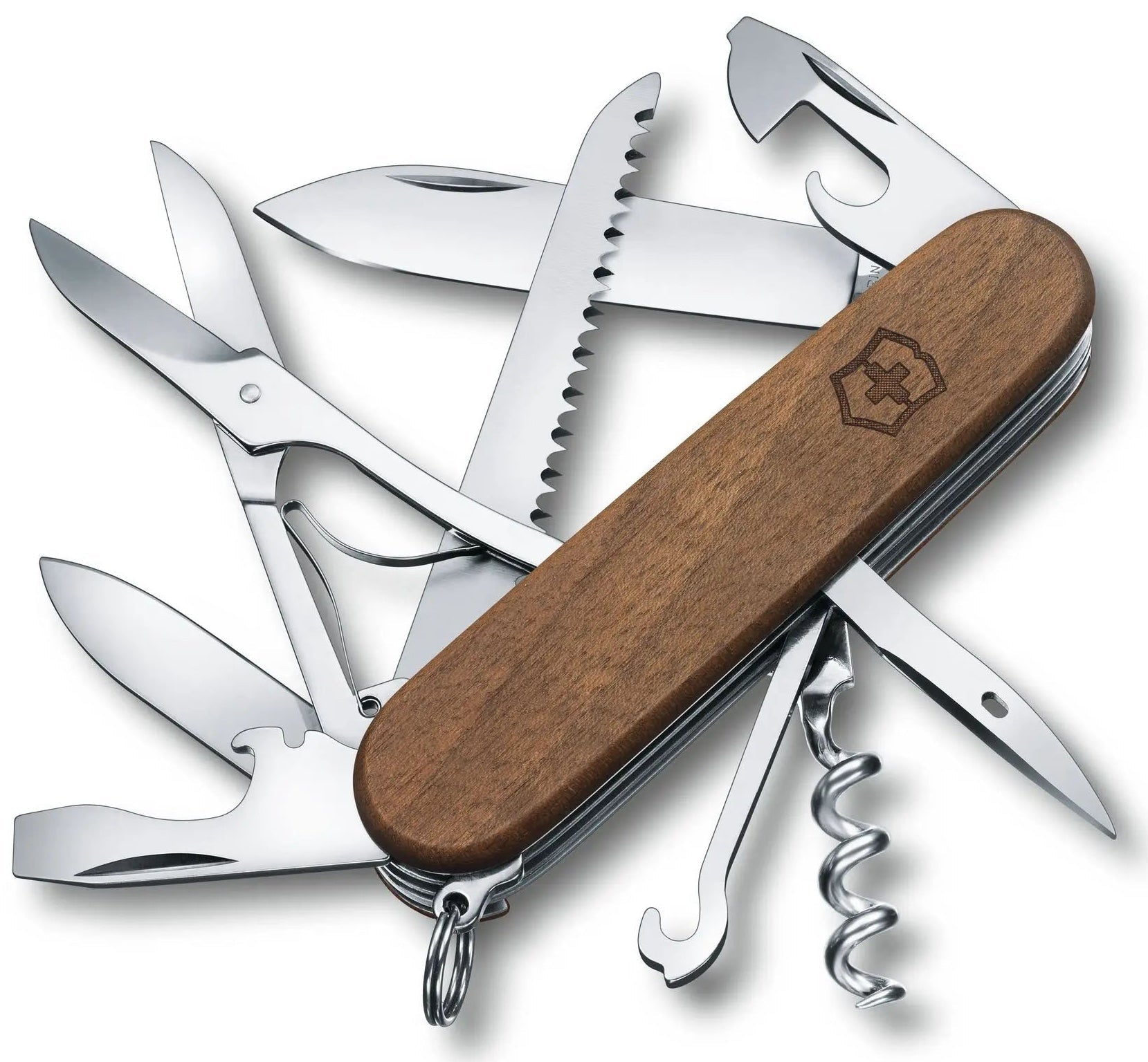 Victorinox Medium Pocket Knife Huntsman Wood Wood 1371163 Image 1