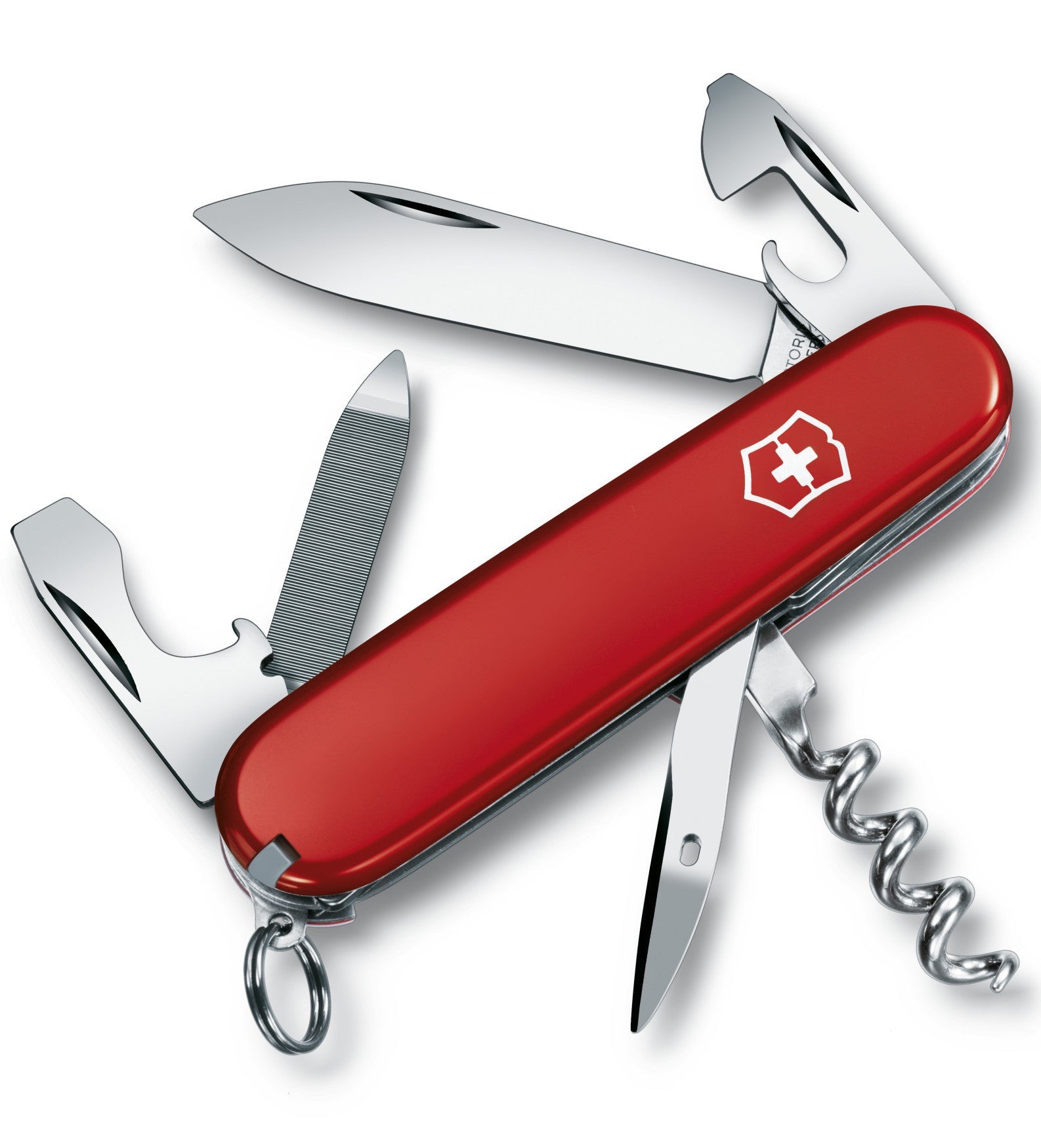 Victorinox Swiss Army Medium Pocket Knife Sportsman and Keyring Blister Pack 0.380.3B1