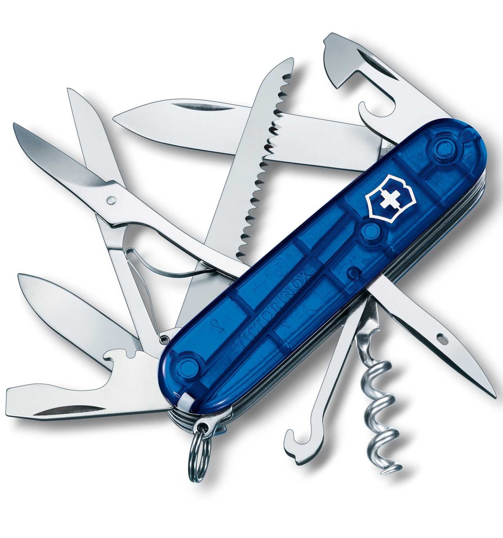 Victorinox Swiss Army Medium Pocket Knife Huntsman Blister Pack 1.371.3T2B1
