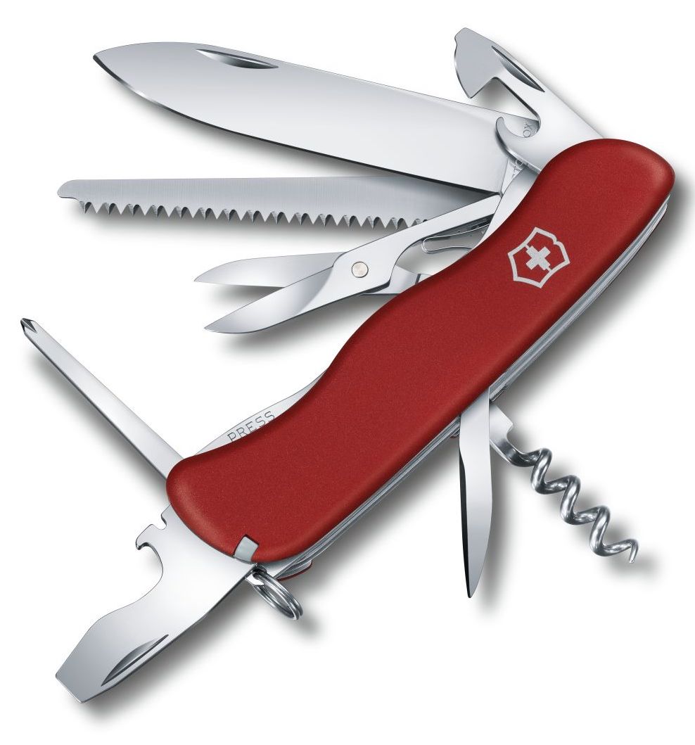 Victorinox Swiss Army Large Pocket Knife Outrider Blister Pack 0.8513B1