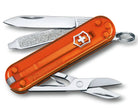 Victorinox Small Pocket Knife Classic SD Transparent Fire Opal 06223T82G
