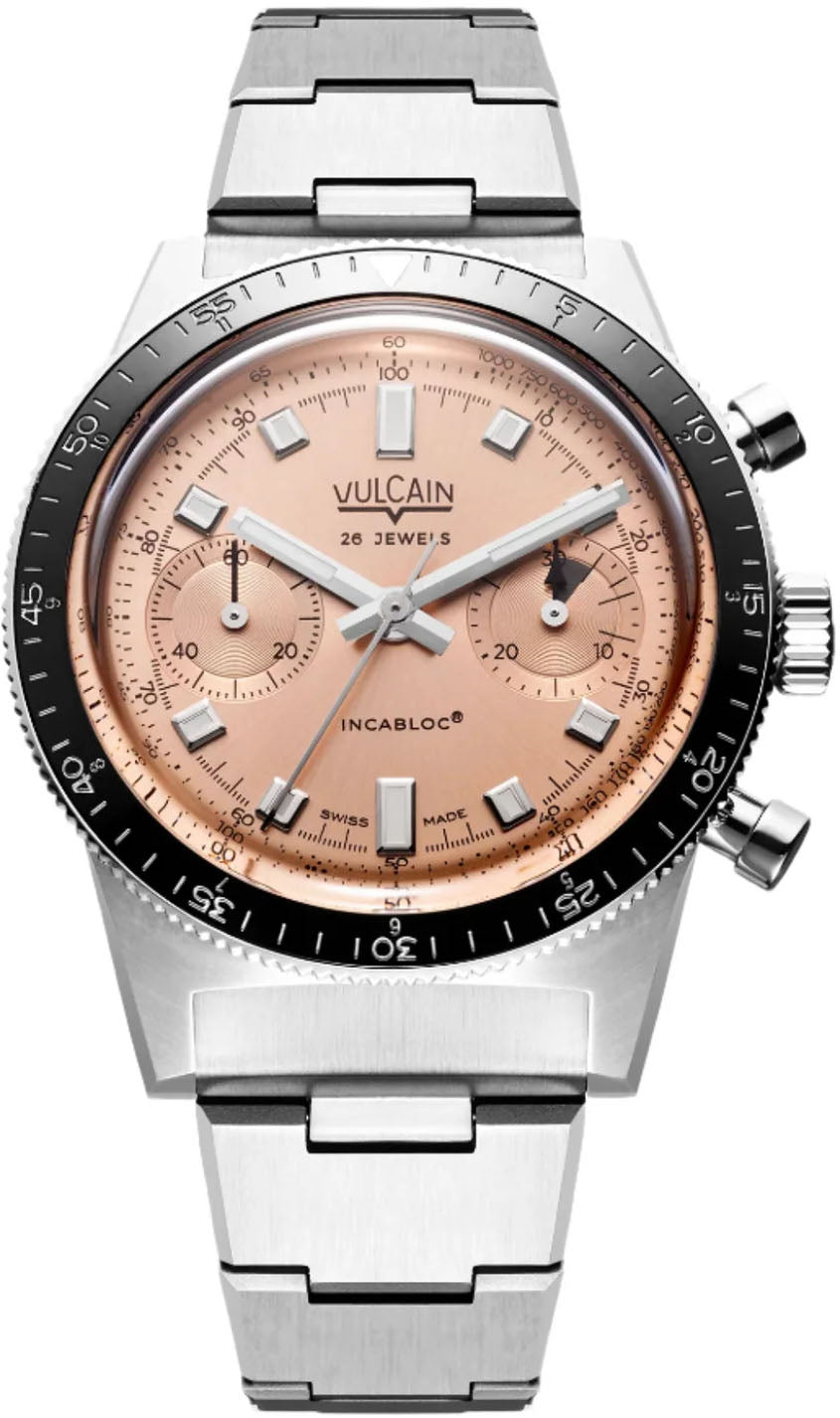 Vulcain Skindiver Chronograph Salmon Limited Edition Watch 590176A87.BAR286