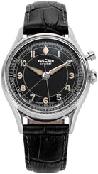 Vulcain Cricket Classique 39mm Black Khaki Numbers Watch 100168B97.BAN248 Image 1