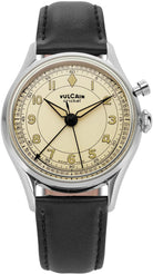 Vulcain Cricket Classique 39mm Eggshell Leather Watch 100168B77.BAC201 Image 1