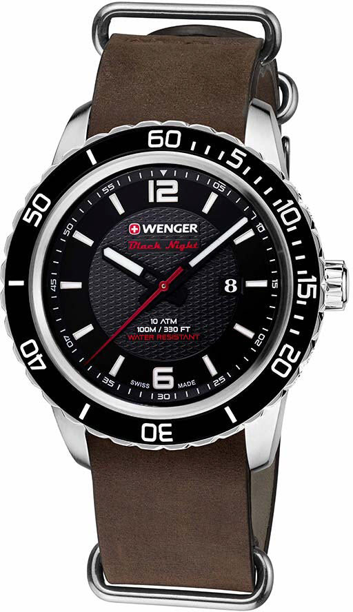 Wenger Watch Roadster Black Night Date 10851121