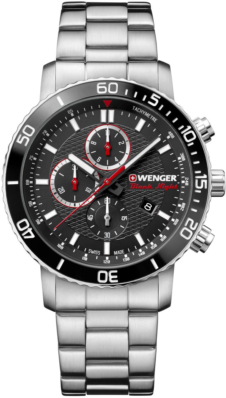 Wenger Watch Roadster Black Night Chrono 01.1843.106