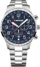 Wenger Watch Attitude Chrono Blue 01.1543.118
