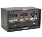 Wolf Blake Triple Winder Storage And Travel Case Black Lizard