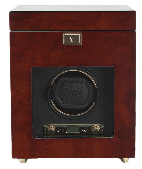 Wolf Savoy Single Winder With Storage Burl