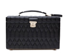 Wolf Caroline Large Jewellery Box Black 329671