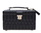 Wolf Caroline Medium Jewellery Box Black 329771