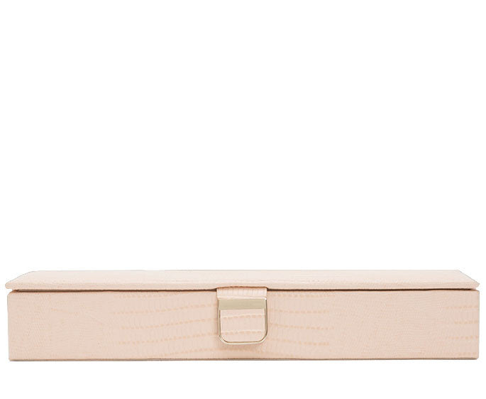 Wolf Palermo Safe Deposit Box Blush Lizard 213594