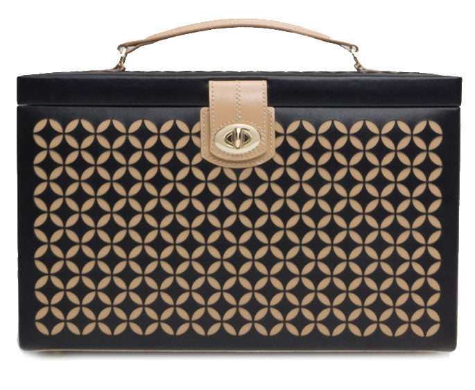 Wolf Chloe Large Jewellery Box Black 301502