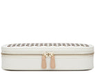 Wolf Chloe Zip Jewellery Case Cream 301253
