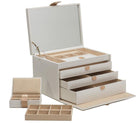 Wolf Chloe Large Jewellery Box Cream 301553