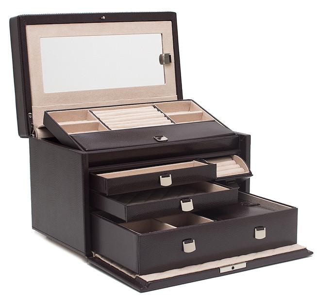 Wolf London Medium Jewellery Box Cocoa 315106