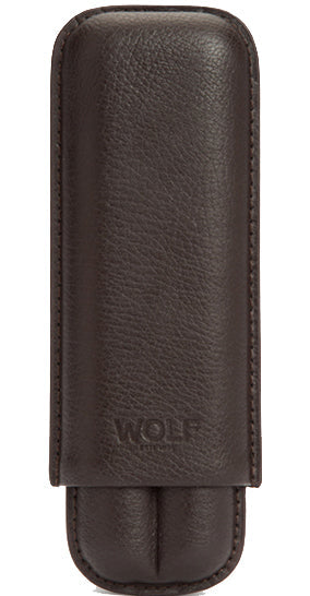 Wolf Cigar Case Blake 2 Piece Brown 306506