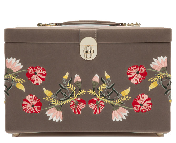 Wolf Jewellery Case Zoe Large Mink 393013