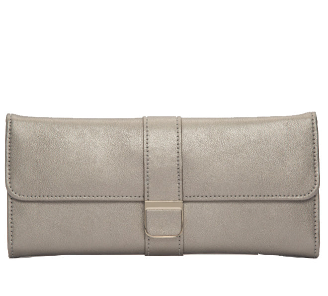 Wolf Jewellery Roll Palermo Pewter 213478