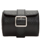Wolf Watch Roll Exotic Single Black 462720