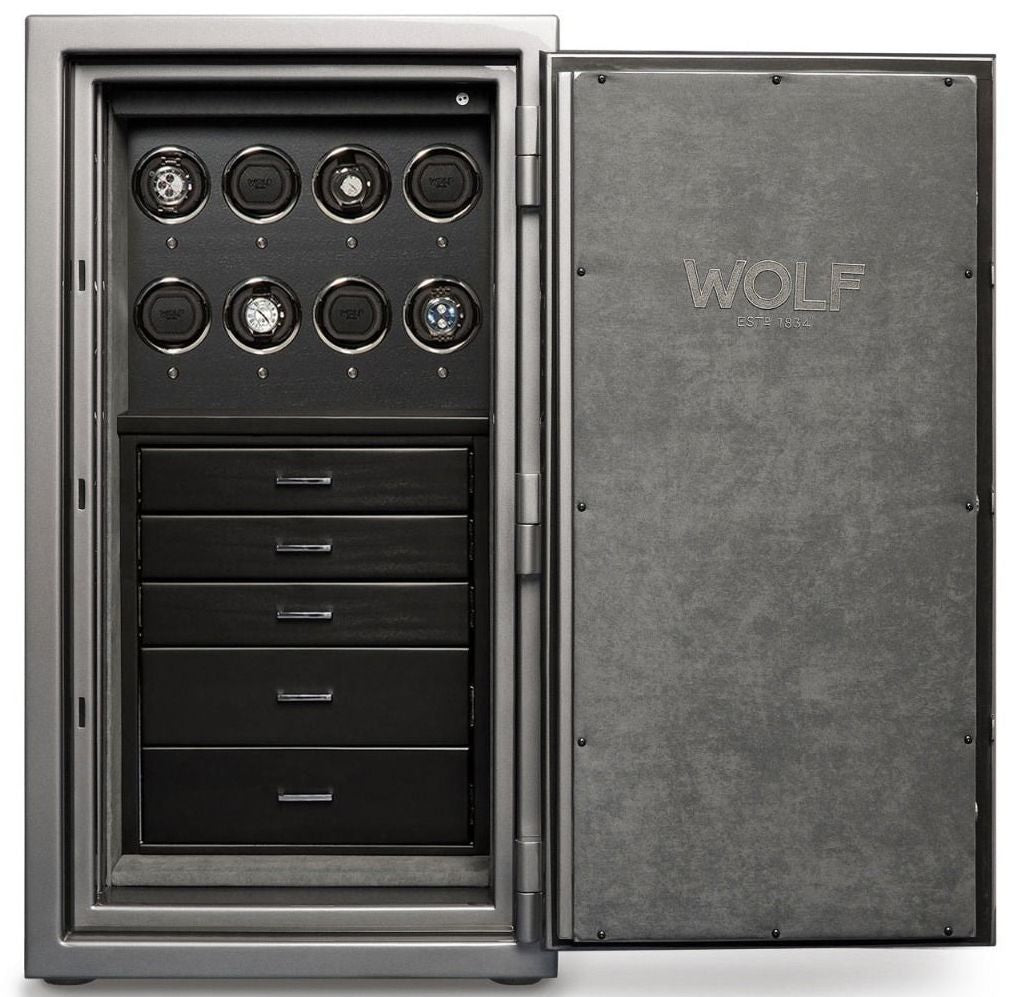 WOLF Watch Safe Atlas 8 Piece Titanium 491865