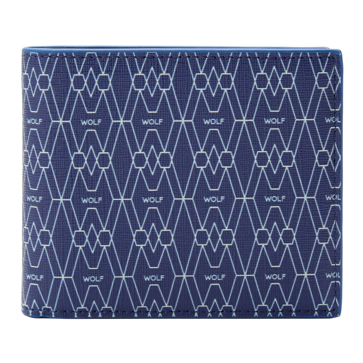 Wolf Signature Vegan Collection Blue Billfold Coin Wallet 776124 Image 1
