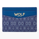 Wolf Signature Vegan Collection Blue Cardholder, 776224