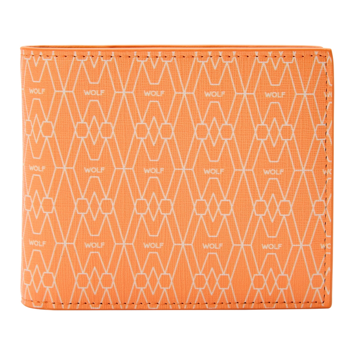 Wolf Signature Vegan Collection Orange Billfold Coin Wallet, 776139