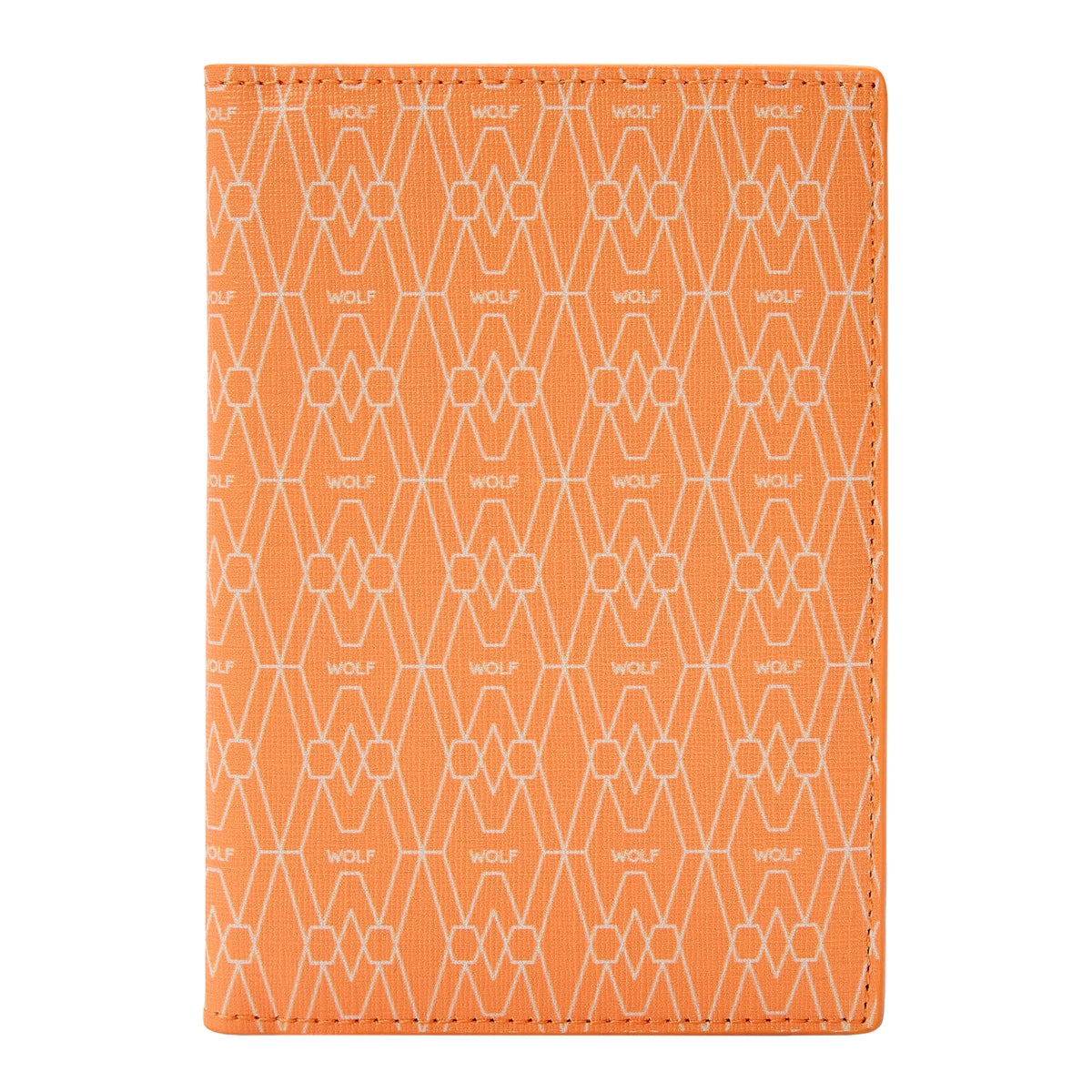 Wolf Signature Vegan Collection Orange Passport Sleeve, 776639