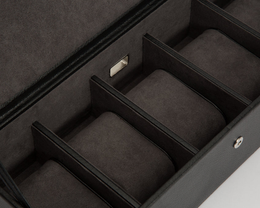 WOLF Watch Box Blake 5 Piece Black Grey 305502 Image 4