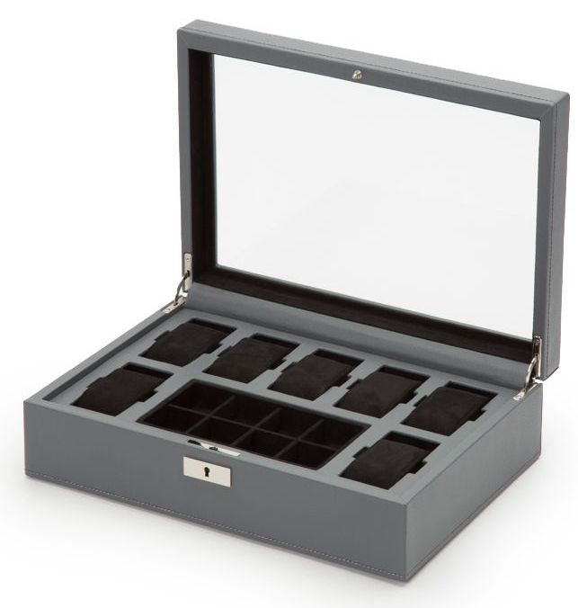 Wolf Watch Winder Howard Cub Black 462217
