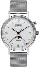 Zeppelin Watch LZ 129 Hindenburg Moonphase Mens 8076M1