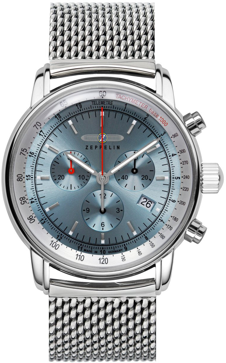 Zeppelin Watch LZ 14 Marine Mens 8886M3