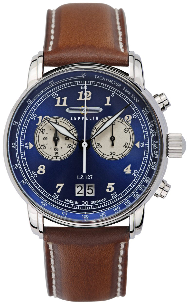 Zeppelin LZ 127 Graf Zeppelin Quartz Chronograph Watch 86843